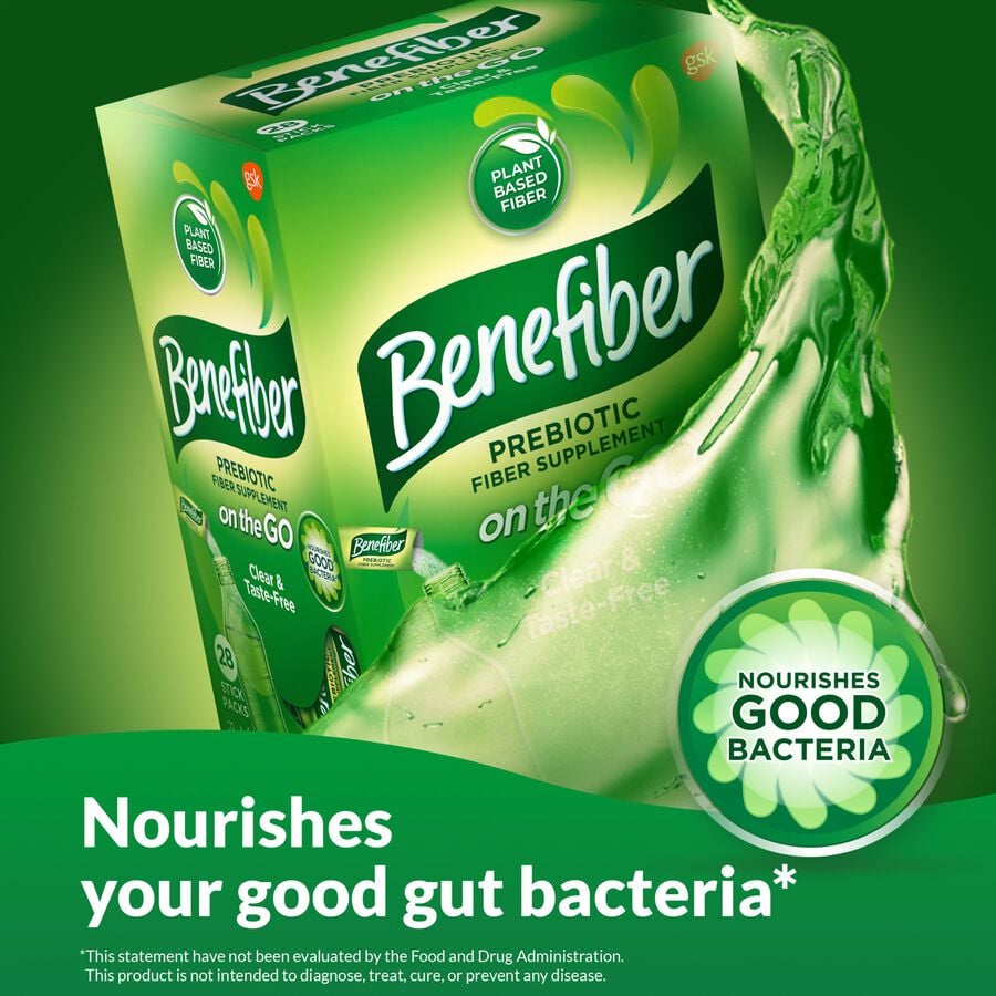 FSA Eligible Benefiber On The Go Prebiotic Daily Fiber Supplement